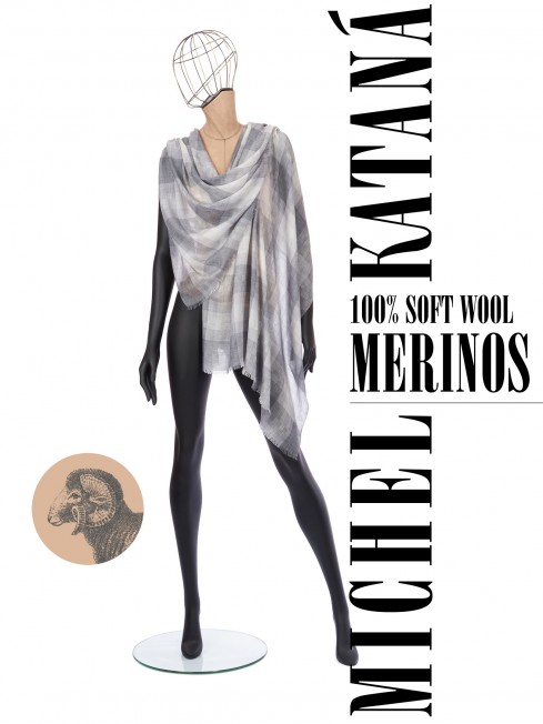 Палантин Унисекс TQ.W40_24DMW-6.2/GRIS